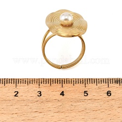 304 Stainless Steel Cuff Open Rings for Women&nbsp;SA-CBAF040-01G