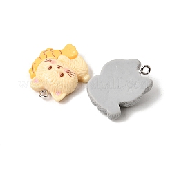 Opaque Resin Pendants&nbsp;RE-CBA06E9-03P