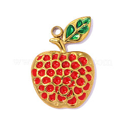304 Stainless Steel Enamel Pendants&nbsp;STAS-OY017-34G