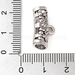 Tibetan Style Alloy Tube Beads&nbsp;FIND-C060-032B-AS
