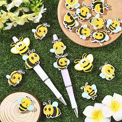20Pcs 10 Styles PVC & Silicone Beads&nbsp;FIND-YW0017-88