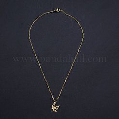 201 Stainless Steel Pendant Necklaces&nbsp;LS-NJEW-S105-JN557-40-2