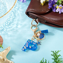 Star Resin & Shell Keychains&nbsp;KEYC-TAC00087-01P
