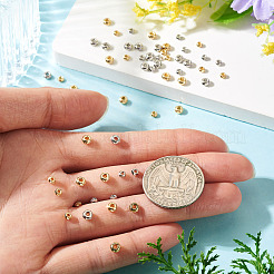 60Pcs 4 Styles Column Brass Beads&nbsp;KK-TA0009-07