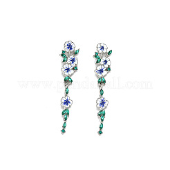 Elegant Nature-Inspired Long Alloy Stud Earrings&nbsp;HY8690
