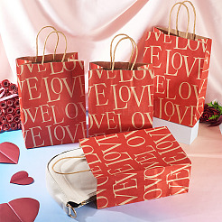10Pcs Valentine's Day Paper Bags&nbsp;CARB-TADJ0001-01E