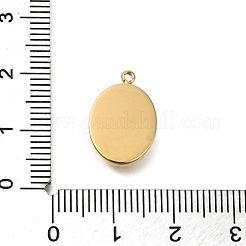 Ion Plating(IP) 304 Stainless Steel with Rhinestone and Polymer Clay Pendants&nbsp;STAS-Q335-11G