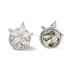 Sparkling Flower Brooch Pin&nbsp;LS-JEWB-K006-06P