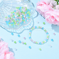 200Pcs 4 Colors Cat Eye Beads&nbsp;CE-YW0001-04