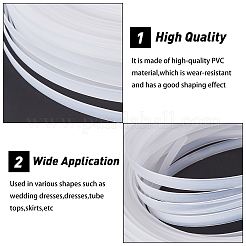 Plastic Boning Sewing Wedding Dress Fabric&nbsp;DIY-WH209-95A