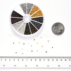Brass Crimp Beads&nbsp;KK-YW0001-19
