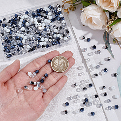 500Pcs 5 Colors Electroplate Transparent Glass Beads&nbsp;EGLA-PH0001-97