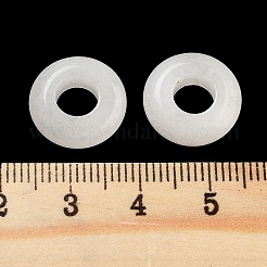 Natural White Jade European Beads&nbsp;G-C134-01F