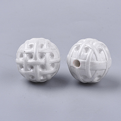Spray Painted Opaque Acrylic Bead Rhinestone Settings&nbsp;MACR-T035-010E