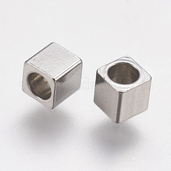 Tarnish Resistant 304 Stainless Steel Beads&nbsp;STAS-K171-40P-3x3mm