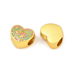 Alloy Enamel Beads&nbsp;ENAM-D318-01G-04
