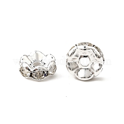 Brass Rhinestone Spacer Beads&nbsp;RSB06C14