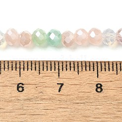 Electroplate Glass Beads Strands&nbsp;EGLA-C007-04