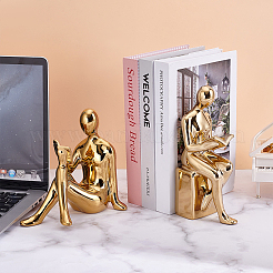 Porcelain Reader Display Decorations&nbsp;DJEW-WH0043-100B