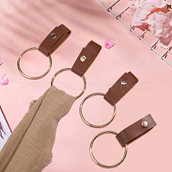 4Pcs PU Leather Towel Holder&nbsp;HJEW-CN0001-34B