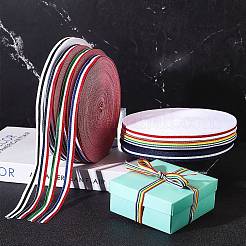 Flat Striped Grosgrain Polyester Ribbons&nbsp;EC-WH0003-13-B06