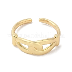 Double Knot Brass Open Cuff Ring for Women&nbsp;LS-RJEW-A040-05G