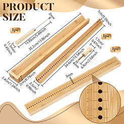 1Pc Wood Bookbinding Punching Cradle with Piercing Guide&nbsp;TOOL-BC0003-41