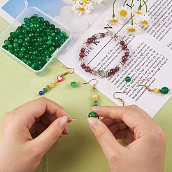 DIY Round Cat Eye Beads Bracelet Making Kit&nbsp;DIY-SZ0006-56D