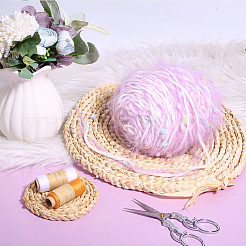 Fiber Mohair Wool Knitting Yarn&nbsp;OCOR-WH0111-94C