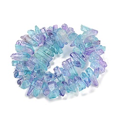 Natural Dyed Quartz Beads Strands&nbsp;G-G791-14L