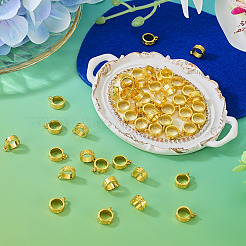 50Pcs Tibetan Style Alloy Tube Bails&nbsp;TIBE-TAD0001-01G