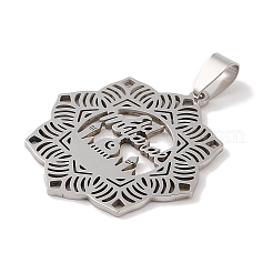 Non-Tarnish Eid Mubarak 201 Stainless Steel Pendants&nbsp;STAS-A094-17P