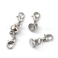 Brass Magnetic Clasps&nbsp;KK-YW0001-56P