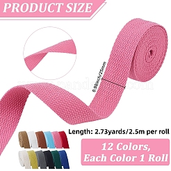 30M 12 Colors Polyester Ribbon&nbsp;OCOR-CY0004-62