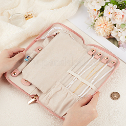PU Leather Jewelry Zipper Bags&nbsp;ABAG-WH20001-41C