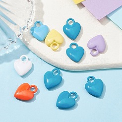 Spray Painted Alloy Charms&nbsp;PALLOY-YW0001-64
