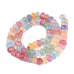 Imitation Jade Crackle Glass Beads Strands&nbsp;GLAA-Q108-05A-A01