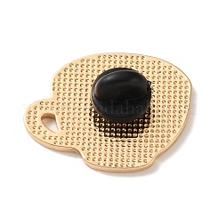 Cat Latte Coffee Enamel Brooches&nbsp;AL-I003-03G-05