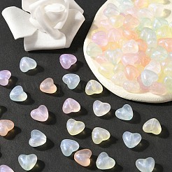 Rainbow Iridescent Plating Acrylic Beads&nbsp;MACR-YW0002-21