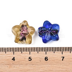 Handmade Foil Glass Beads&nbsp;LAMP-B055-01