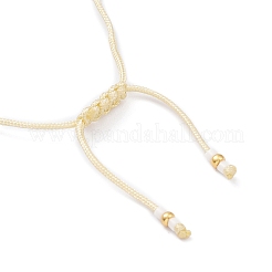 Adjustable Miyuki Seed & Brass Braided Beaded Bracelets for Women&nbsp;BJEW-O187-16