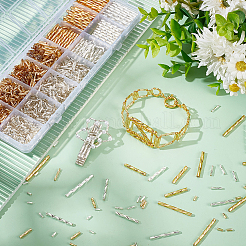1606Pcs 14 Style Glass Twisted Bugle Beads&nbsp;SEED-PH0002-16