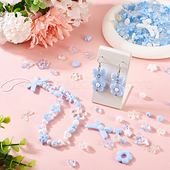100G Transparent & Opaque Acrylic Beads&nbsp;TACR-TA0001-57D