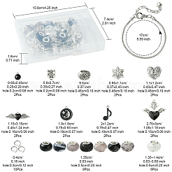 DIY Alloy & Brass European Style Bracelet Making Kits&nbsp;DIY-FS0007-23