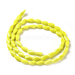 Opaque Solid Color Glass Beads Strands&nbsp;GLAA-E409-02B