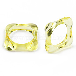Transparent Acrylic Finger Rings&nbsp;RJEW-T010-03H