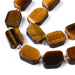 Natural Tiger Eye Beads Strands&nbsp;G-C098-A23-01