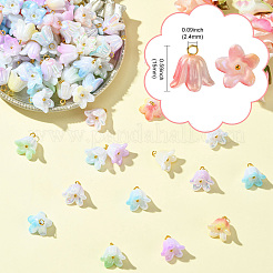 90Pcs 9 Styles Acrylic Pendants&nbsp;PALLOY-CJ00072
