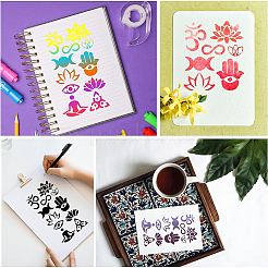 Chakra Stainless Steel Cutting Dies Stencils&nbsp;DIY-WH0242-238