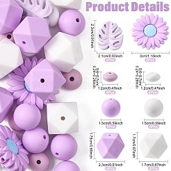 30Pcs Silicone Beads&nbsp;SIL-FS0001-33